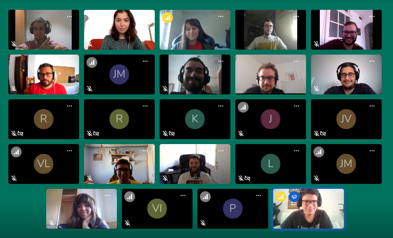 concursousl's tweet photo. Y con esto, terminamos con el XIV Concurso Universitario de Software Libre, este año con una foto de familia un poco especial. ¡Os esperamos en la próxima edición! https://t.co/q19blFovow