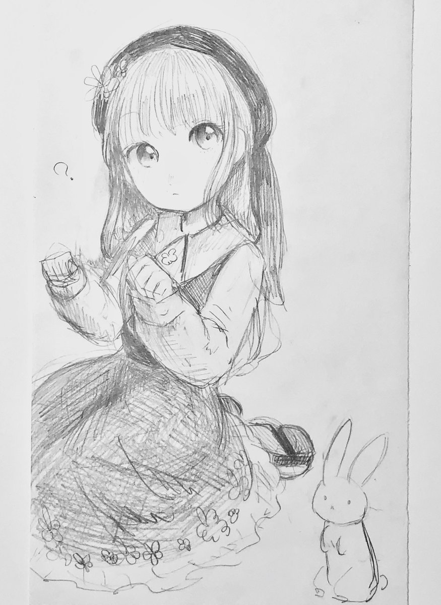 友達に描いてもらったうさちゃんず?? 