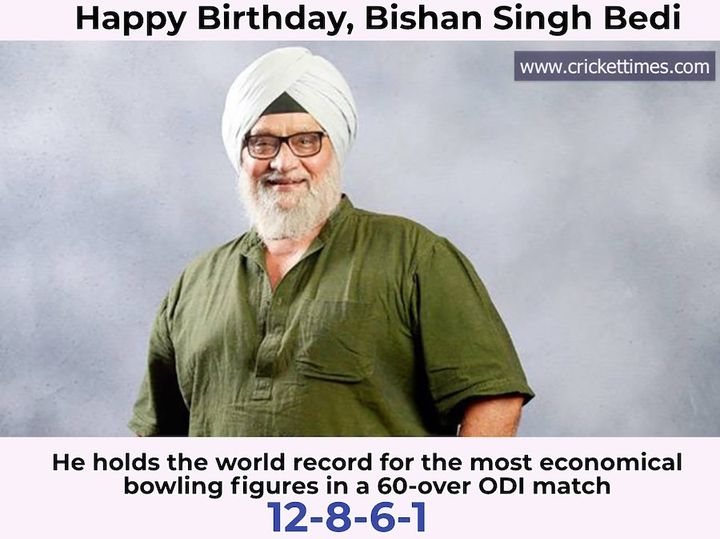 Happy Birthday, Bishan Singh Bedi 