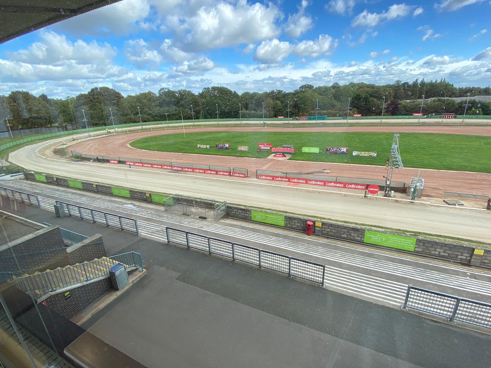 Monmore Green on Twitter "Final preparations to the new track surface