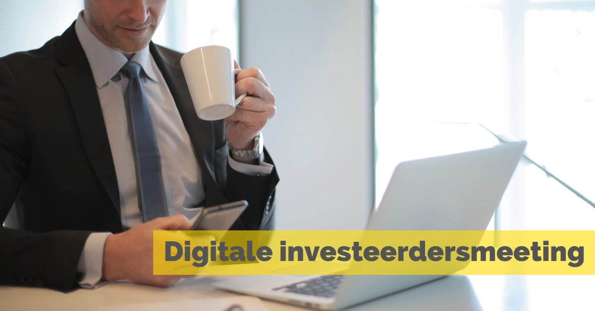 Heb jij je al aangemeld voor de digitale #investeerdersmeeting van 2 oktober? Wederom hebben wij #ondernemers geselecteerd die jou graag overtuigen met hun innovatieve #propositie. Deelnemen? Meld je direct aan via investormatch@debreed.nl.
#investeren #informalinvesting