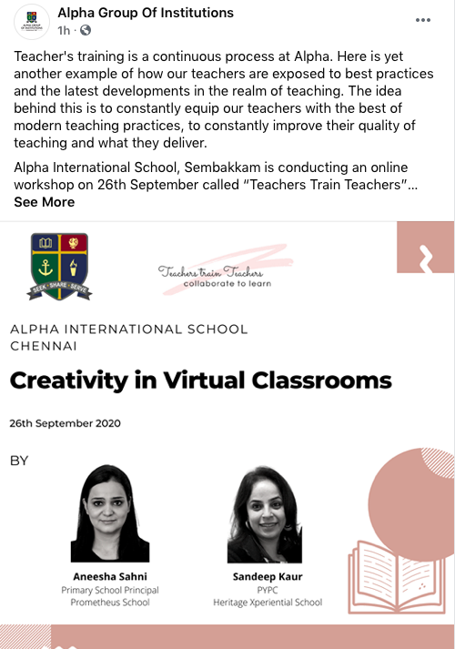 teachers_train's tweet photo. Creativity is contagious, passing it on.... @AneeshaSahni @anunarang76 https://t.co/KK9tmvzXxU