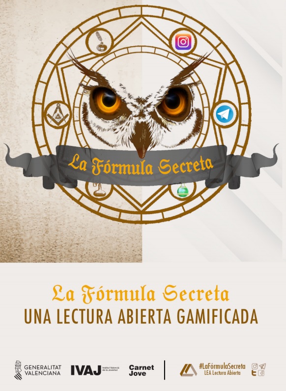 elchejuventud's tweet photo. Recorda: estàs molt prop d'embarcar-te en una aventura inoblidable, en #LaFórmulaSecreta!

🦉 https://t.co/83GHOwZ0Ip

Info e inscripcions >> jcorella@elche.es 

#elchejuventud #formulasecreta #redsij #info https://t.co/xwG8tcN6pa