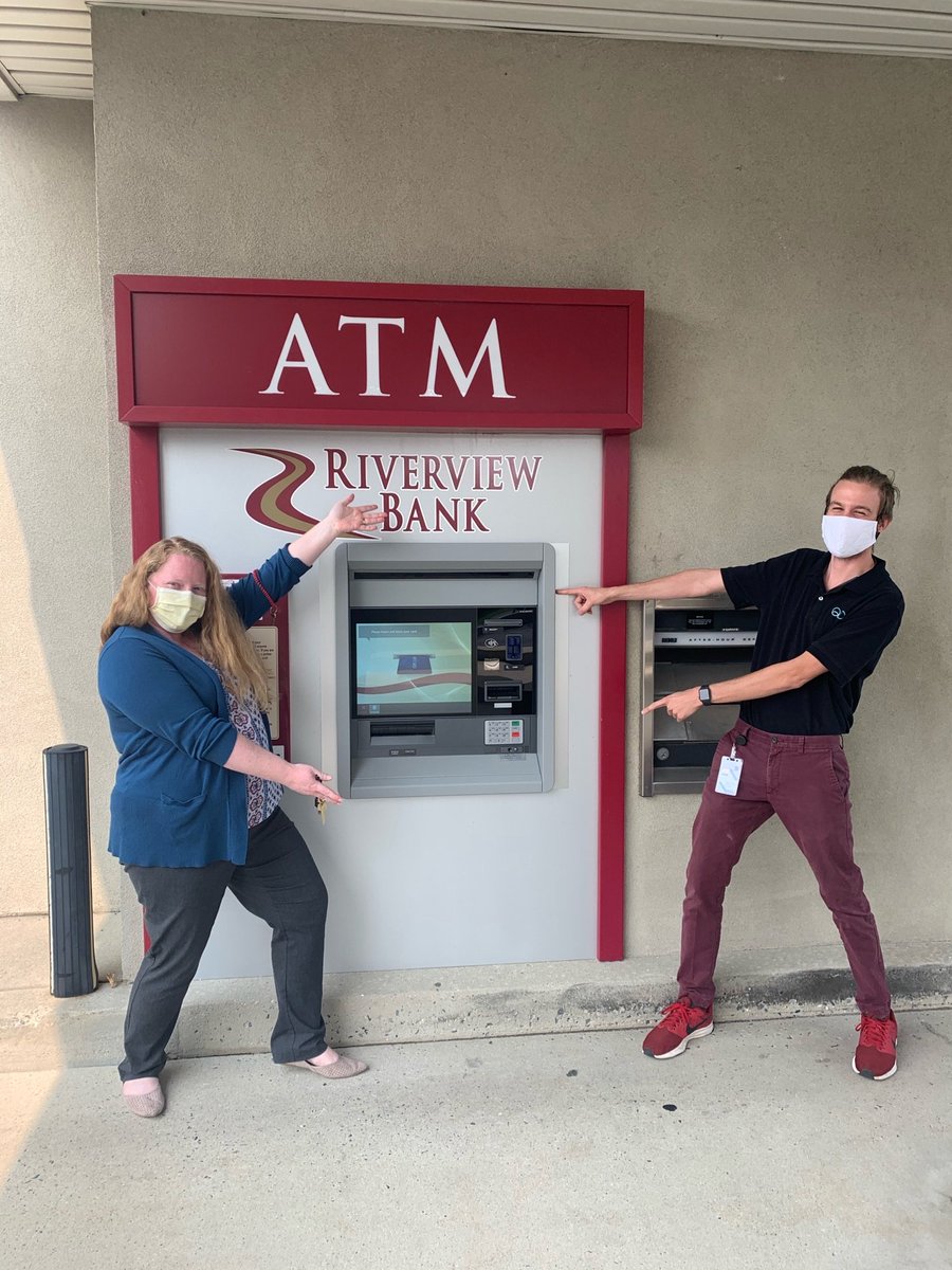 QDS_Lion's tweet photo. #TBT to last week when our Implementation Specialist, Aaron Heavener, installed a new 8300D for our clients Riverview Bank up in Wyomissing, PA! https://t.co/lBe62UPlcz