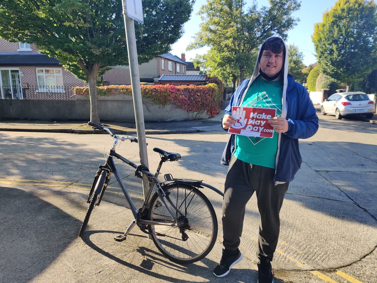 Lizzyp20's tweet photo. A big thank you to all our adults for getting involved in #MakeWayDay20 and creating much needed awareness around this issue. @DisabilityFed @centralremedial @walshe3 @Catheri76952028 @noelcarroll72 @ziplock25 https://t.co/b0aGdf1X8V