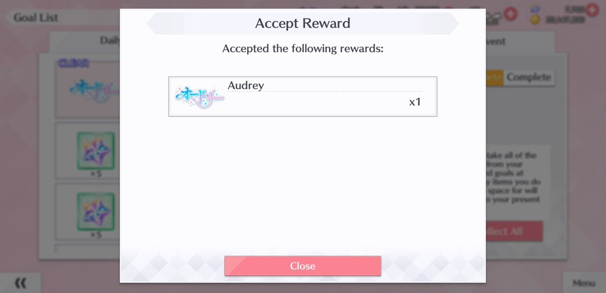 unlocked more song titles: my own fairy-tale, sky journey and audrey! 