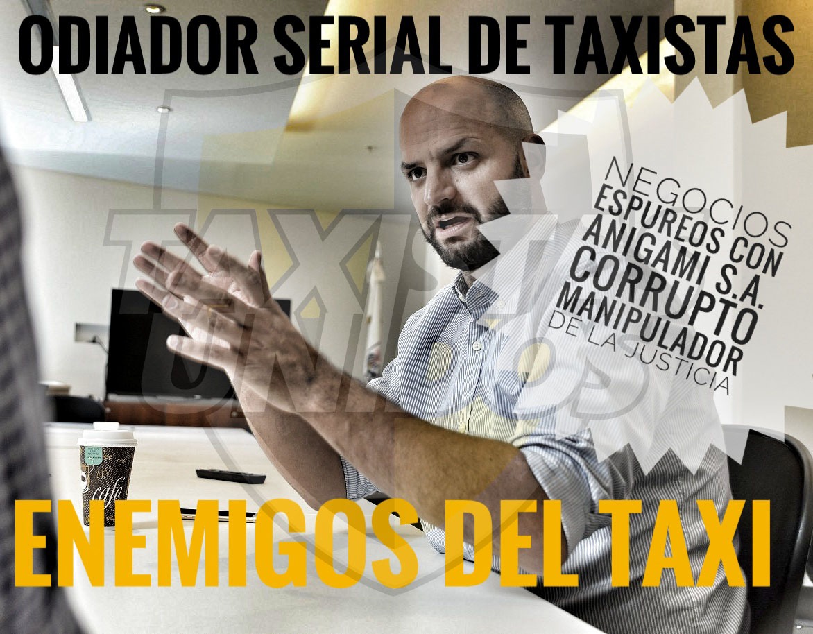 Taxistas_deCaba's tweet photo. ENEMIGO DEL TAXI
JUANJO MÉNDEZ ALIAS "EL INÚTIL" SECRETARIO DEL TRANSPORTE ILEGAL EN CABA
ODIADOR SERIAL DE TAXISTAS 
NEGOCIOS ESPUREOS CON AMIGAMI S.A (DONDE FUE DENUNCIADO)
CORRUPTO MANIPULADOR DE LA JUSTICIA 
#BuenViernes 🚕🇦🇷 https://t.co/W9pLhnWiQ3