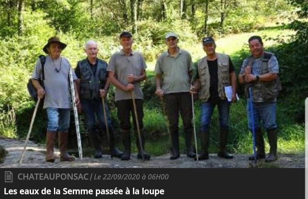 Chateauponsac87's tweet image. [🐠 #InfoPresse]
"Les eaux de la #Semme passée à la loupe"
@lepopulaire_fr