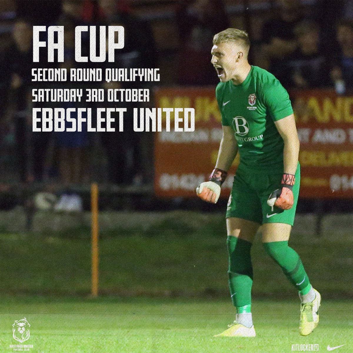 hastingsufc's tweet photo. The @EmiratesFACup Draw!!!

We have been drawn AWAY at @EUFCofficial 

Game to be played on Saturday 3rd October 

#COYU 💨💨💨 https://t.co/nuqEnggGAM