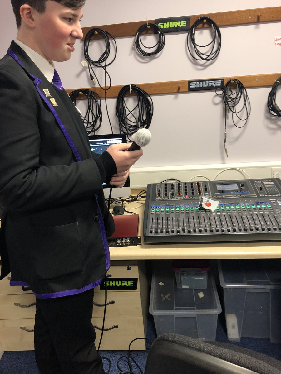 PurpleWhs's tweet photo. Our first radio broadcast of this session is being recorded looking forward to getting this out to you soon #watchthisspace https://t.co/yXVrneQ39p