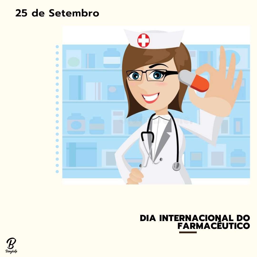 bemyhelp_h's tweet photo. 25 de setembro: Dia Internacional do Farmacêutico. A data é uma homenagem aos profissionais de saúde que estão presentes nos cuidados com a população, trabalhando na promoção do uso racional dos medicamentos. #25desetembro #DiadoFarmacêutico #internacionalday https://t.co/Hb2YNiuUCN