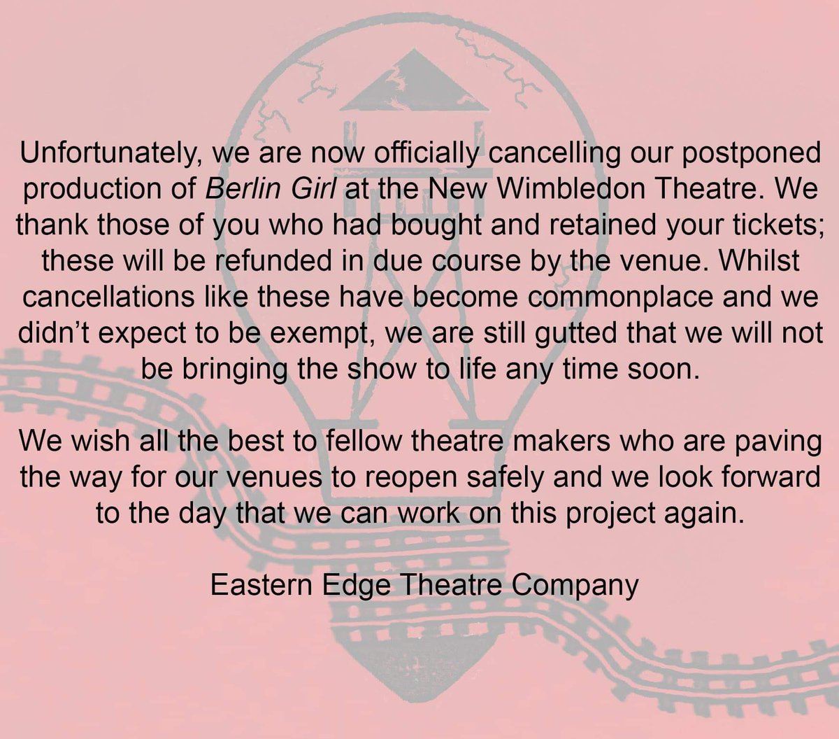 Berlin Girl Statement ❤️<a href="/NewWimbTheatre/">New Wimbledon Theatre</a>