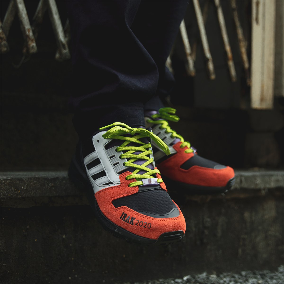 Footpatrol_ldn's tweet photo. adidas Originals x IRAK NY ZX 8000 . Available online and in-store, sizes range from UK6 - UK11, priced at £160. Shop now: https://t.co/96Kv700p8a #IRAK #adidas #adidasIRAK #ZXRunning https://t.co/x9dHsVk7dD