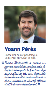 Medevielle2020's tweet photo. [Présentation 7 de la liste "République et Equilibre des territoires en Haute-Garonne"] ✅

🔷 Yoann Pérès  

🔷 35 ans

🔷 Assistant parlementaire de @jfportarrieu  

🔷 Conseiller municipal délégué à Saint-Paul-sur-Save 

#Senatoriales2020 #RepubliqueEtEquilibre https://t.co/QbNbFKq6z1