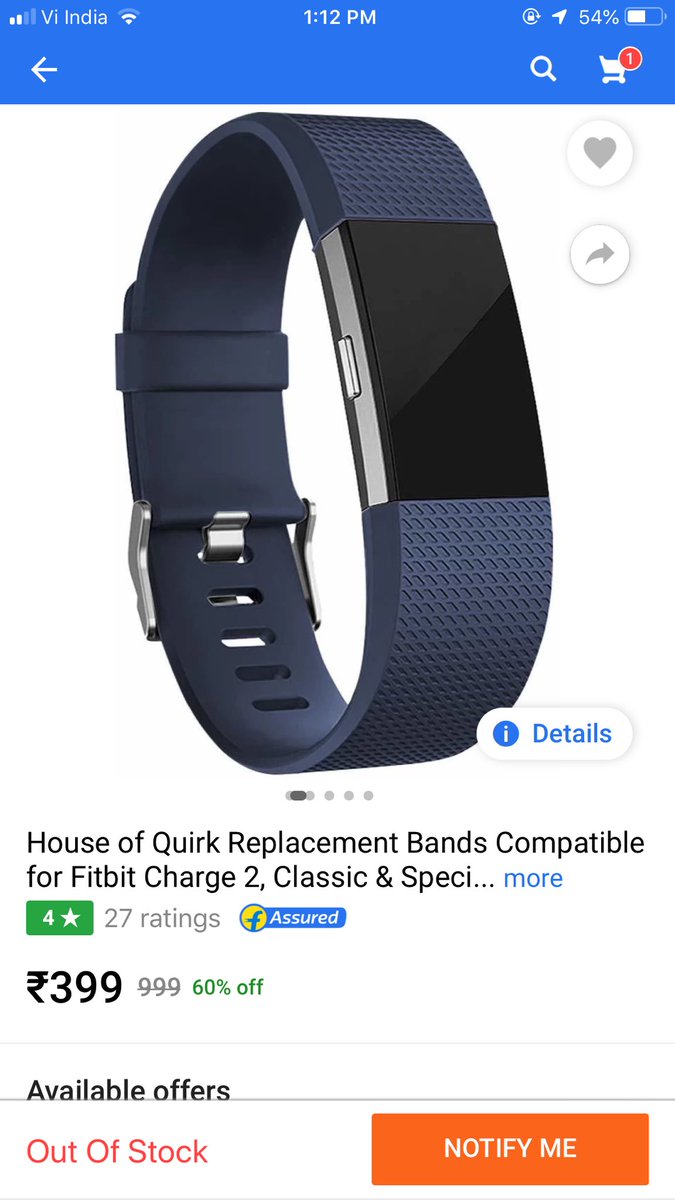 Utsavi_W's tweet photo. #Flipkart @Flipkart Person named Aashish(sewree hub)came for pickup of my return as I ordered fitness band only, instead he was asking me for the whole watch and didn’t took my return, even after showing him proofs. Hiring illiterate people and then blaming the customers is wrong https://t.co/We3qpymceV