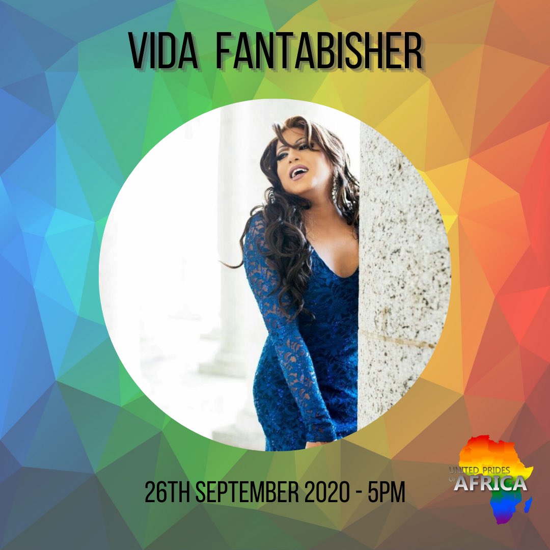 United Prides of Africa is happening on Saturday 26th September 2020! Welcome onto stage - @vidafantabisher! Visit: facebook.com/UnitedPridesof… #unitedpridesofafrica #africanpride