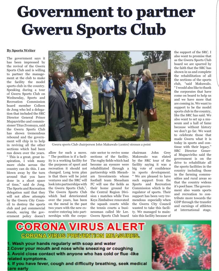 Vision 2023 on course <a href="/SheashamFc/">SHEASHAM Fc</a> <a href="/SteveVickers5/">Steve Vickers</a> <a href="/ROHacademy/">Rise of Hope Academy 🇿🇼</a> @HonGweruUrban <a href="/GRRA054/">GRRA</a> <a href="/TMidlander/">TheMidlander</a> <a href="/GweruC/">Gweru City Council</a> <a href="/StratfordsL/">StratfordsLeather</a>