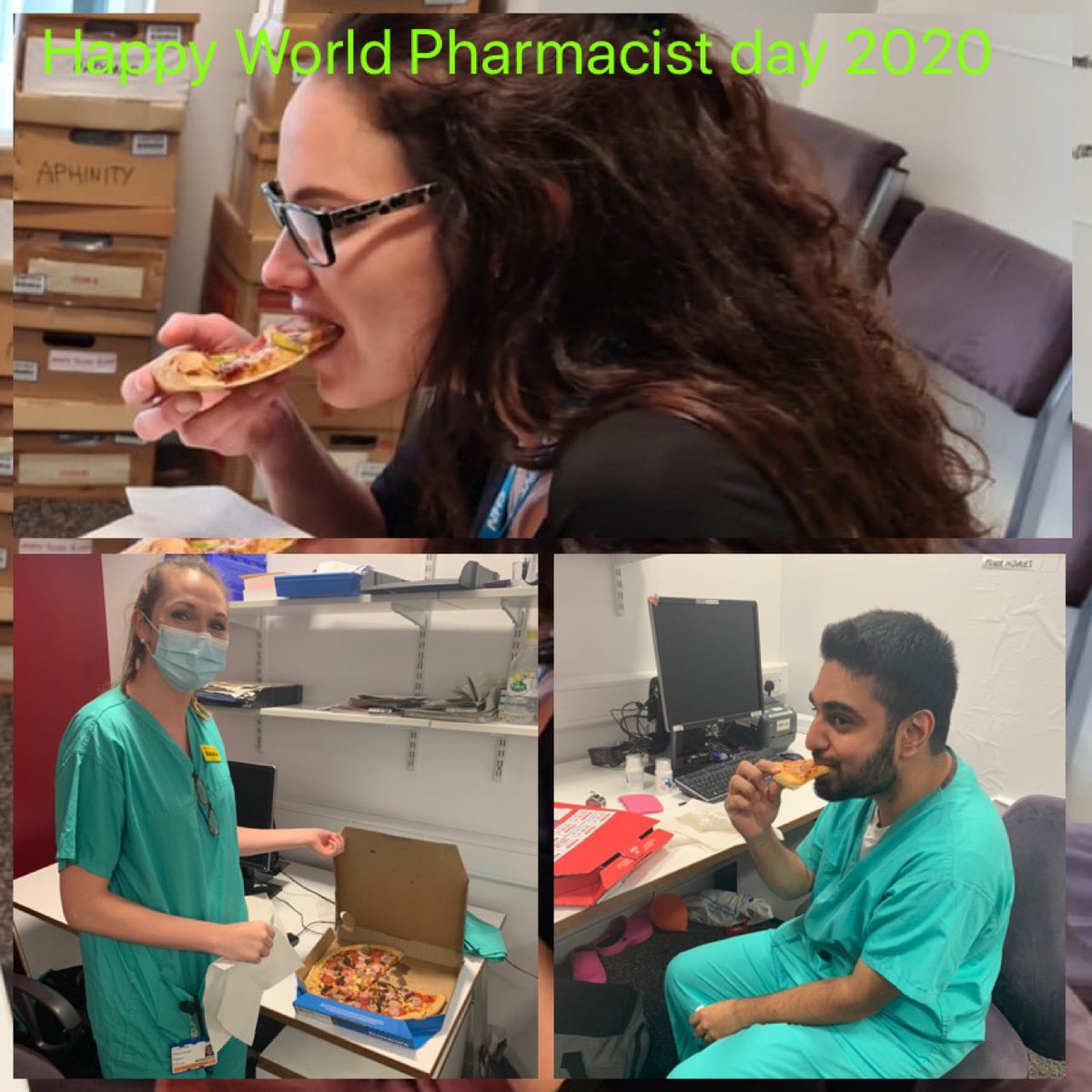 Paul Wright (@pharmbhc) on Twitter photo Taking time to enjoy lunch with colleagues (whilst adhering to PPE) during #Worldpharmacistday2020 <a href="/NHSBartsHealth/">Barts Health</a> <a href="/santon74/">sotiris antoniou</a> Feel privileged to work in an environment that is truly MDT and encourages Pharmacy developments. Taking time to enjoy lunch with colleagues (whilst adhering to PPE) during #Worldpharmacistday2020 <a href="/NHSBartsHealth/">Barts Health</a> <a href="/santon74/">sotiris antoniou</a> Feel privileged to work in an environment that is truly MDT and encourages Pharmacy developments.
