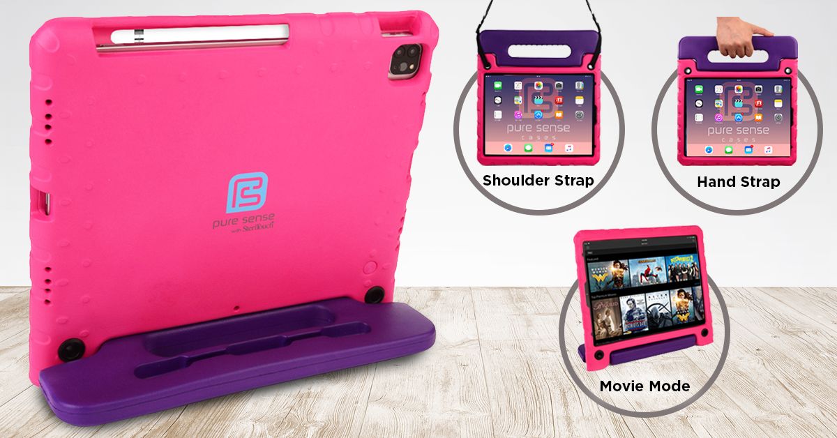 PureSenseCases's tweet photo. It's a bird...it's a plane... it's the Pure Sense Buddy Case!  🦸

Now available the compatible version with iPad Pro 12.9 4th Gen. ✨

☺️Heavy-duty 
☺️Drop-proof
☺️Child-friendly

Find it here: https://t.co/IHml9VqrUh

#puresensecases #iPadcases #antimicrobial #newlaunch https://t.co/6ziry7ixhN