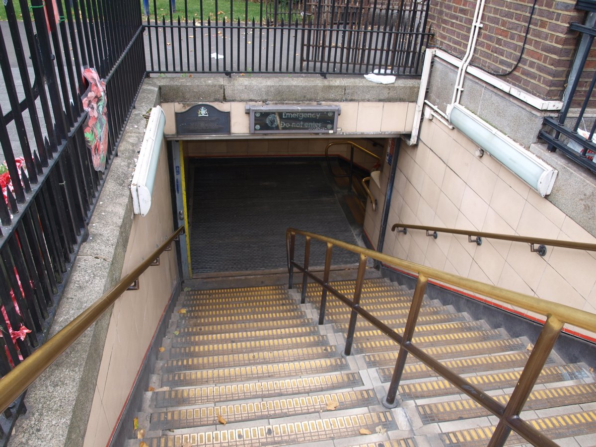 1  #NVHOW20 At 2025 on 3 March 1943 173 people died on this staircase during the Bethnal Green shelter disaster. Reoccurring conspiracy theories claim of 'cover up & rumour' as information was withheld 'for two days', and details were 'kept secret for years', which persist today.