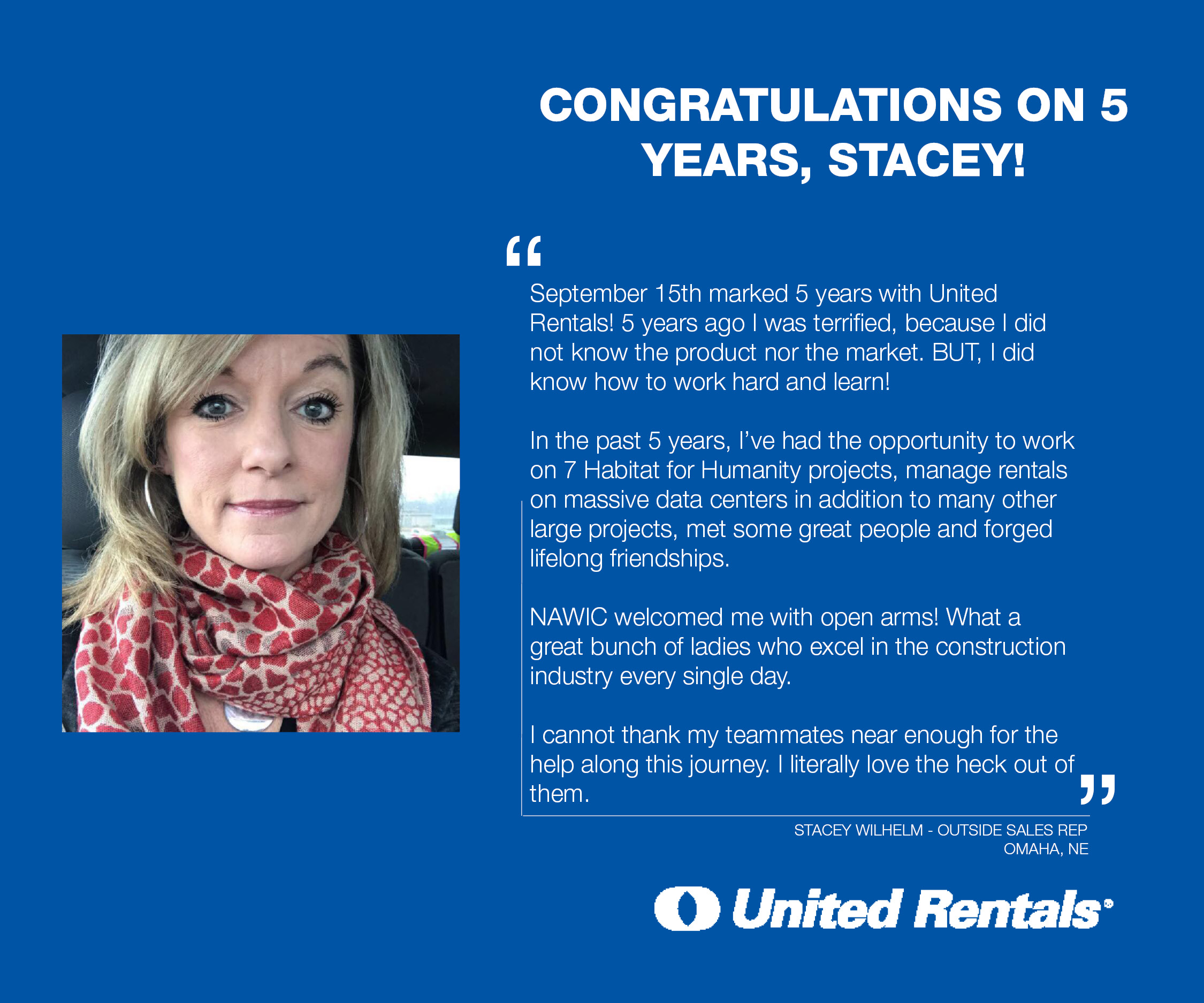 united rentals sales rep