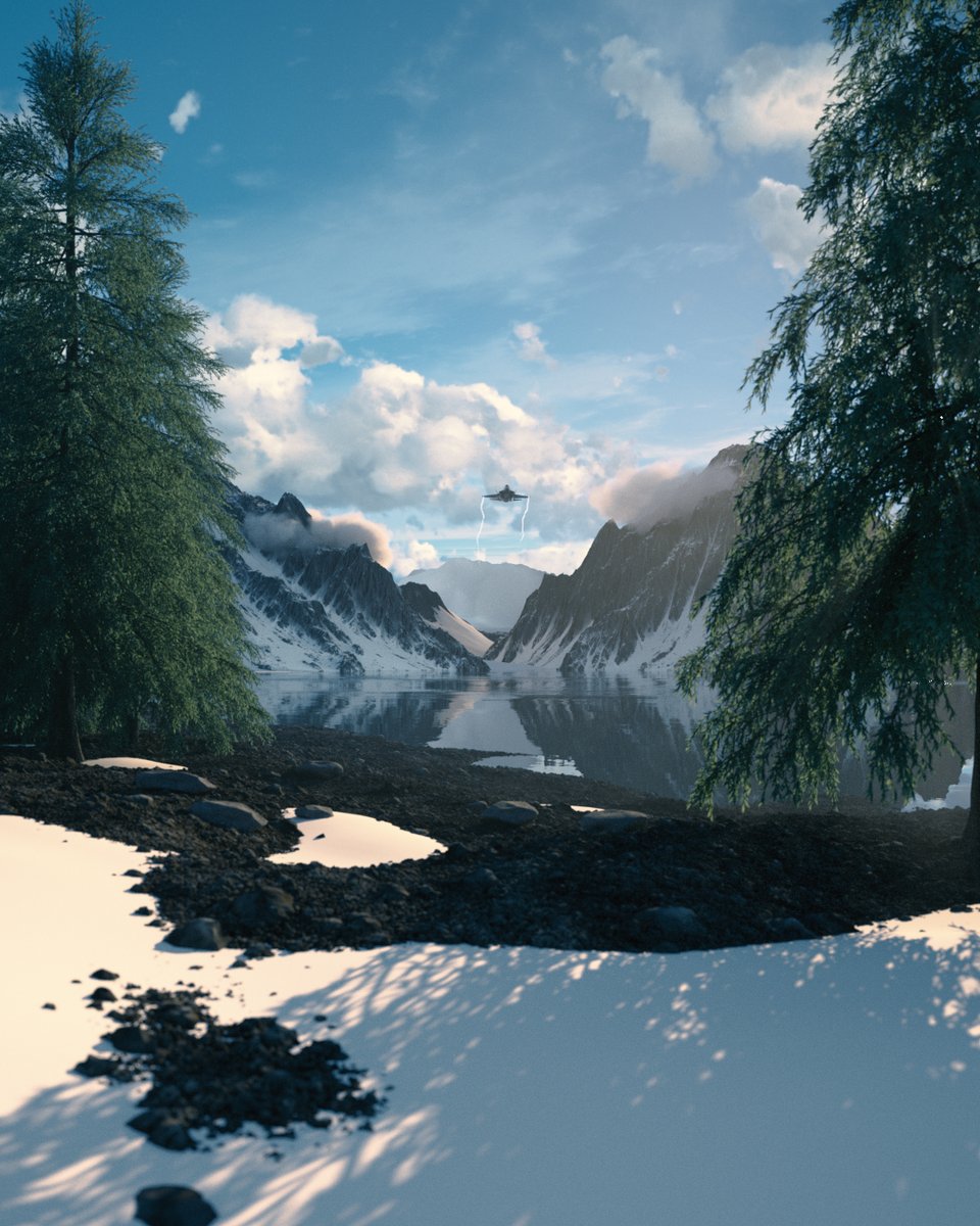 sparkengine's tweet image. Friday fun to turn that frown upside down.
Air shows cancelled 😭 Snowboarding cancelled 😖 We'll just create our own #CGI world to live in for the next however long.
Developing external environments for a series of aviation sequences. #C4D #Aviation #F35 #octanerender
