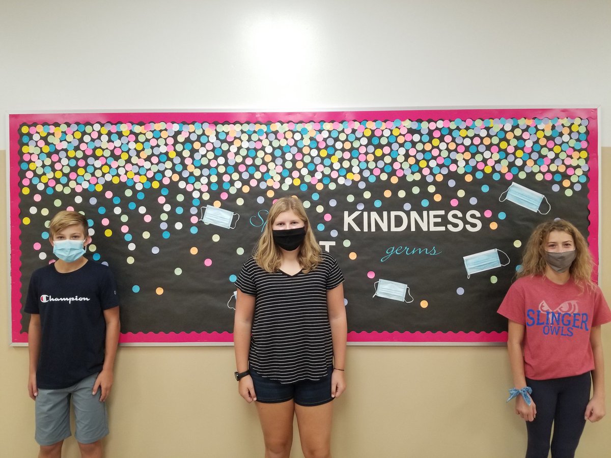 Congratulations to our National Junior Honor Society officers for 2020-21: Ashton S - Vice President, Emory K. - President and Adeline Bretz - Secretary. https://t.co/47ArSiO3wW