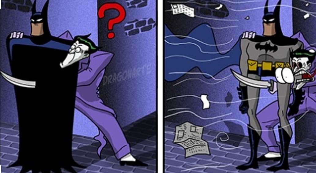 RandomOne_13's tweet photo. π€£π€£π€£π€£#joker #batman #dc #funny #funnydc #funnydccartoon π€‘π¦ https://t.co/yV1x7DPl2Q