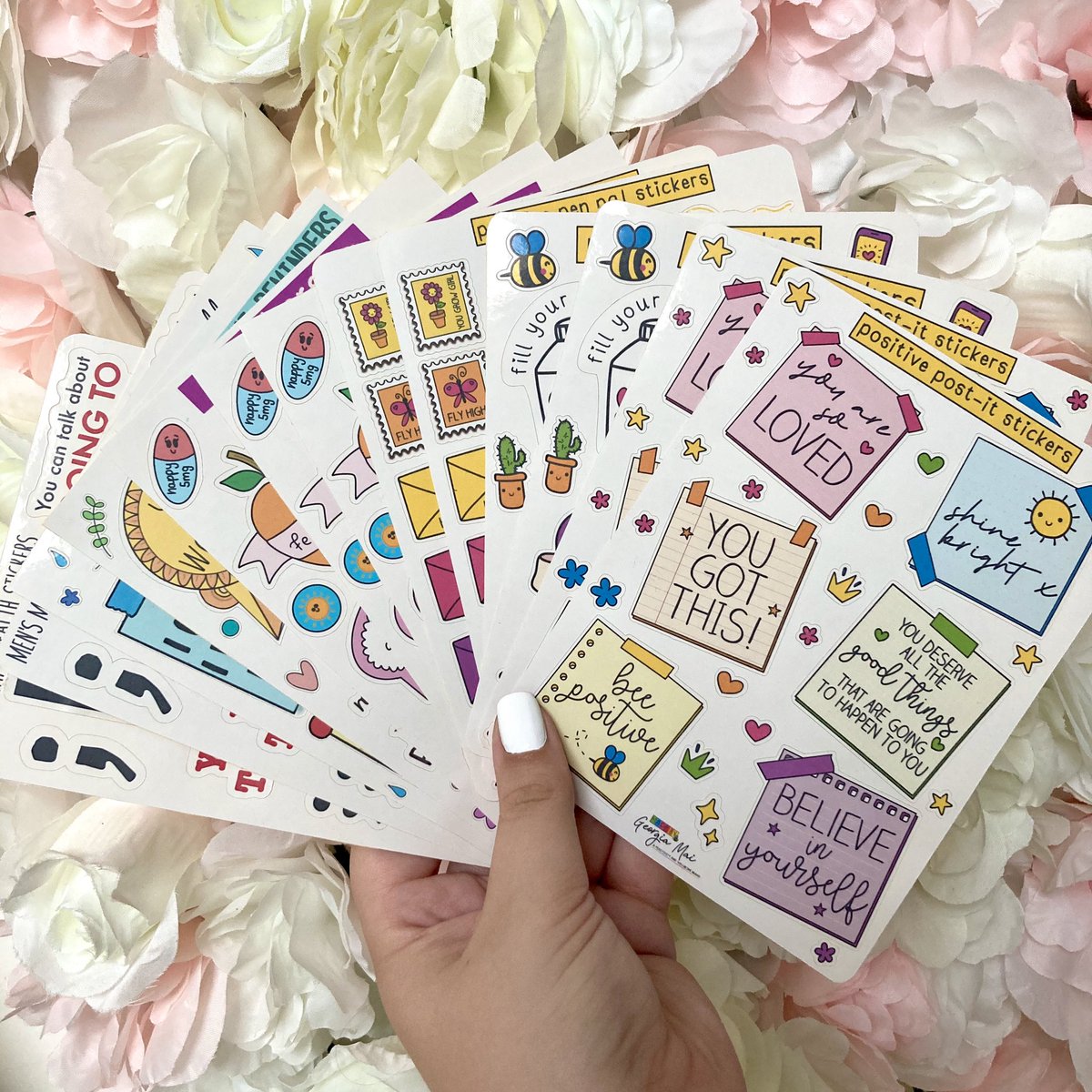 MBGMMBGM's tweet photo. @beyondBPD18 @handmadejoyUS Thank you so much for tagging me 🥰 here’s a few sticker orders from the other day ! https://t.co/gFwVeN7IgN