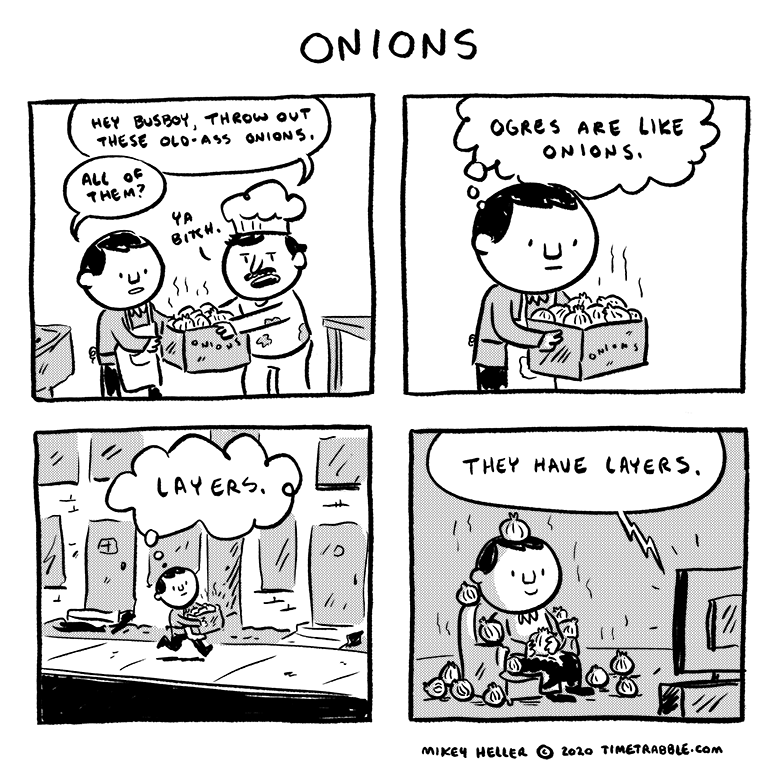 i drew a comic about onions 