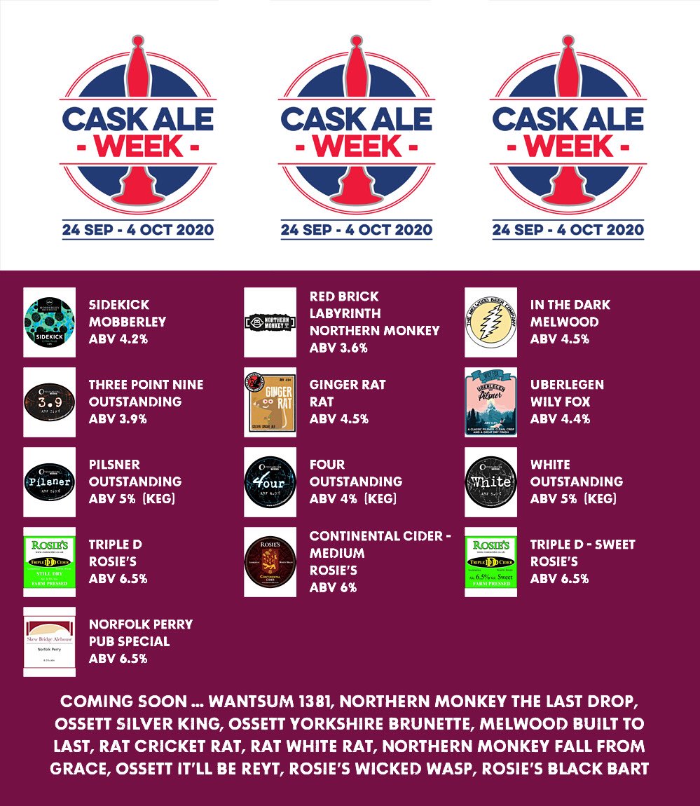Skew Bridge Alehouse (@skewbridgepub) on Twitter photo On the bar today!
Beer Board: bit.ly/2K2ZX5S
@mobberleybeer <a href="/NMonkeyBrewCo/">Northernmonkeybrewco</a> <a href="/MelwoodBeerCo/">MelwoodBeerCo</a> <a href="/Outstandingbeer/">Outstanding Brewing</a> <a href="/RatBrewery/">Rat Brewery</a> <a href="/WilyFoxBrewery/">Wily Fox Brewery</a> #PubSpecial
#RealAleFinder <a href="/StHelensCAMRA/">St Helens & Districts CAMRA</a> On the bar today!
Beer Board: bit.ly/2K2ZX5S
@mobberleybeer <a href="/NMonkeyBrewCo/">Northernmonkeybrewco</a> <a href="/MelwoodBeerCo/">MelwoodBeerCo</a> <a href="/Outstandingbeer/">Outstanding Brewing</a> <a href="/RatBrewery/">Rat Brewery</a> <a href="/WilyFoxBrewery/">Wily Fox Brewery</a> #PubSpecial
#RealAleFinder <a href="/StHelensCAMRA/">St Helens & Districts CAMRA</a>