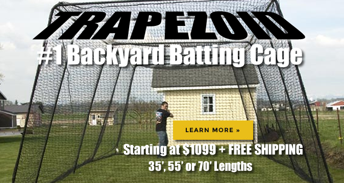HittingWorld's tweet image. Trapezoid Batting Cages are finally back in stock! 35', 55' and 70' options. hittingworld.com/searchresults.…