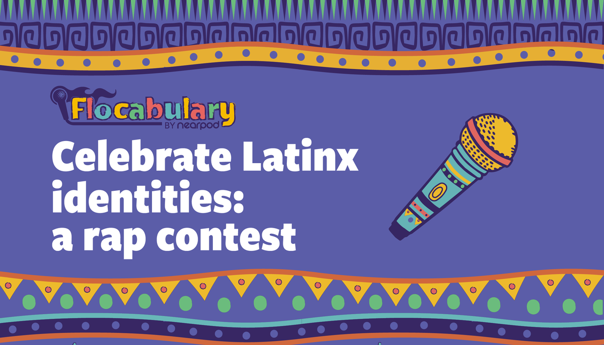 Celebrate #HispanicHeritageMonth by inviting students to enter the #LatinxIdentitiesRapContest! 🎤 🔥

1️⃣ Choose an event, person, or tradition tied to Latinx culture
2️⃣ Research &amp; write a rap
3️⃣ An adult submits the student’s masterpiece

🎉 Rules:
 flocabulary.com/HispanicHerita…