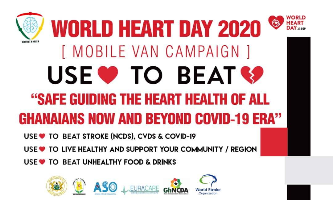 SirAdAdams@strokeghana (@adadams10) on Twitter photo #WorldHeartDay2020
#BeatCVDsInGhana
#UseHearttoBeatHeartAttack
Join SASNET GHANA team to educate the public on #CVD In Ho
<a href="/worldheartfed/">World Heart Federation</a> <a href="/health_ghs/">Ghana Health Service</a> <a href="/mohgovgh/">Ministry of Health, Ghana</a> <a href="/DSD_GHS/">Disease Surveillance Dept_GHS</a> <a href="/WHO/">World Health Organization (WHO)</a> <a href="/WHOGhana/">WHO Ghana</a> <a href="/ncdalliance/">NCD Alliance</a> <a href="/SDGsPresidency/">SDGs Ghana @ Presidency</a> <a href="/JDMahama/">John Dramani Mahama</a> <a href="/NAkufoAddo/">Nana Akufo-Addo</a> <a href="/AfricanStroke/">African Stroke Organization(ASO)</a> <a href="/Ncdstalkghana/">CVD/Stroke (NCD) StraightTalk 📣</a> <a href="/DNukpetsi/">Deborah Nukpetsi</a> #WorldHeartDay2020
#BeatCVDsInGhana
#UseHearttoBeatHeartAttack
Join SASNET GHANA team to educate the public on #CVD In Ho
<a href="/worldheartfed/">World Heart Federation</a> <a href="/health_ghs/">Ghana Health Service</a> <a href="/mohgovgh/">Ministry of Health, Ghana</a> <a href="/DSD_GHS/">Disease Surveillance Dept_GHS</a> <a href="/WHO/">World Health Organization (WHO)</a> <a href="/WHOGhana/">WHO Ghana</a> <a href="/ncdalliance/">NCD Alliance</a> <a href="/SDGsPresidency/">SDGs Ghana @ Presidency</a> <a href="/JDMahama/">John Dramani Mahama</a> <a href="/NAkufoAddo/">Nana Akufo-Addo</a> <a href="/AfricanStroke/">African Stroke Organization(ASO)</a> <a href="/Ncdstalkghana/">CVD/Stroke (NCD) StraightTalk 📣</a> <a href="/DNukpetsi/">Deborah Nukpetsi</a>