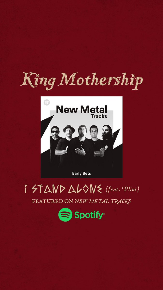 Thankful to be featured on <a href="/spotify/">Spotify</a>'s 'new metal tracks' playlist along side some of our biggest influences!