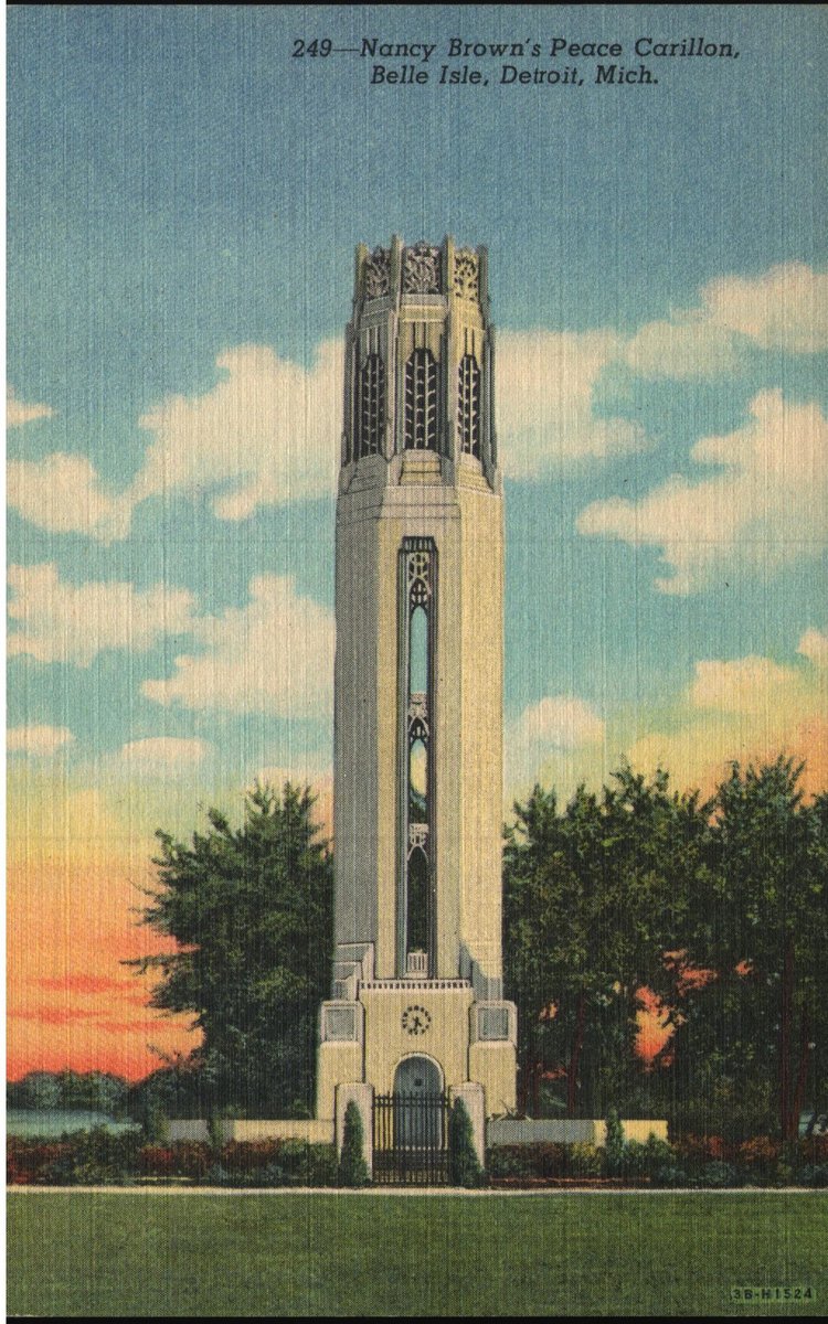 postcardpassion's tweet photo. Now for sale in my #etsy shop: Vintage Linen Postcard Nancy Brown's Peace Carillon Belle Isle Detroit Michigan 1943 https://t.co/0p4zBCxQsQ #postcard #vintage #detroit #nancybrown #peacecarillon #belleisle https://t.co/JprVd4Bzwi