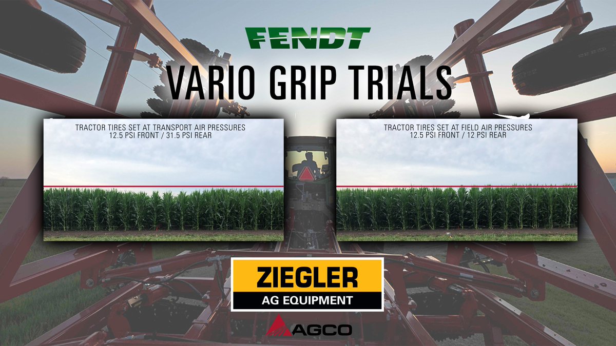 ZieglerCAT's tweet photo. Are you getting the most out of your tractor & planter?
🌾 @Fendt_NA is the only brand that provides a complete tractor and planter solution to eliminate pinch row compaction without speed or capacity limitations!
🔗https://t.co/R8qvoiPmt7
#ZieglerAG #Tractor #Fendt #variogrip https://t.co/8gUnd47AAi