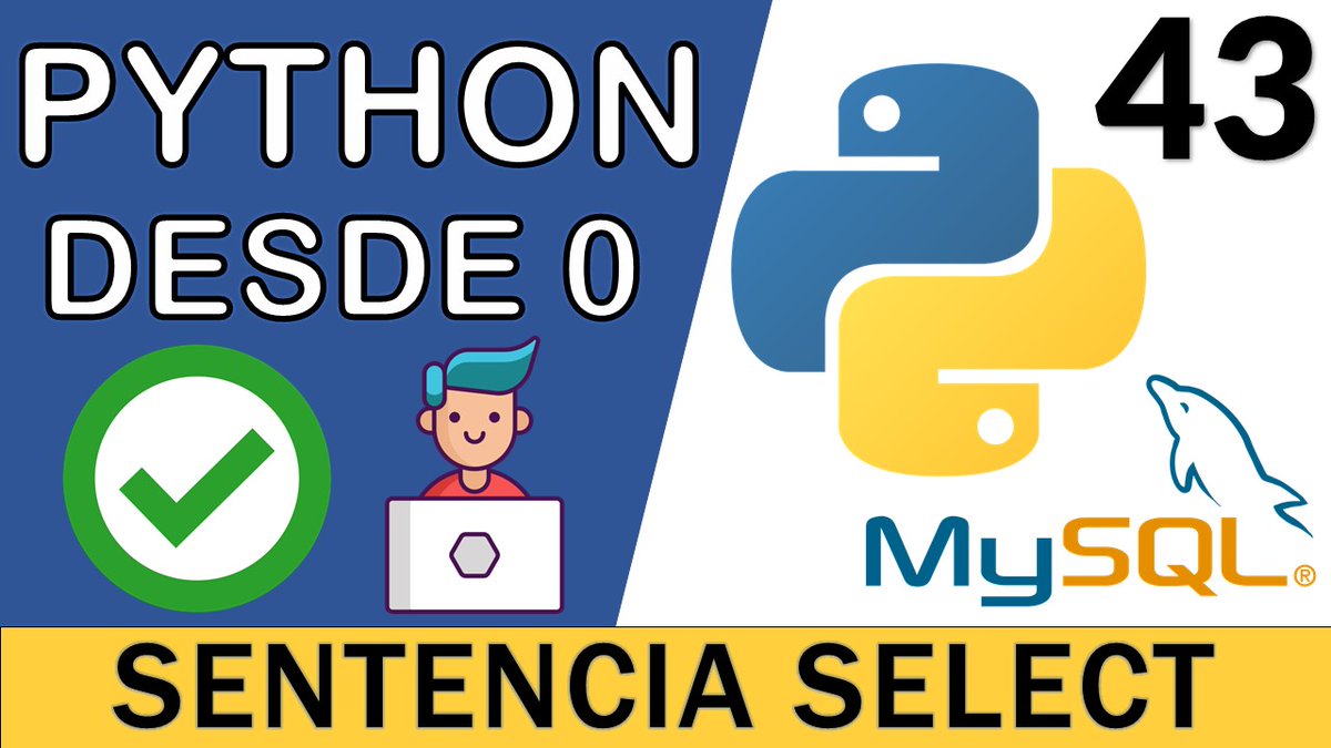 UskoKruM2010's tweet image. Curso Python 3 🐍 - 43. Sentencia SELECT (Leer Registros) de Base de Datos MySQL 🐬 youtu.be/BbiDUHot7dA a través de @YouTube
¿Me ayudas a compartirlo? ¡Gracias! 👨💻 😉
#python #python3 #tutorialPython #cursoPython #python_mysql