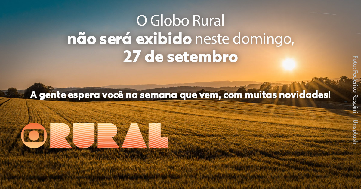 Globo Rural (@GloboRural) / X