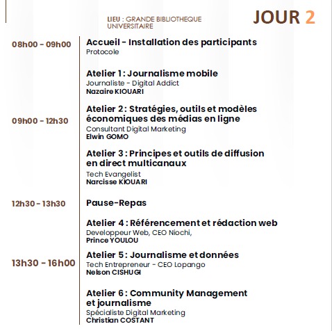 PrinceYoulou's tweet photo. Envie de créer un #blog et de parler de ce qui vous passionne. Cette atelier vous concerne.
RDV demain à la grande bibliothèque, je vous parle du référencement, de la rédaction web. Ex : https://t.co/Q8PdBRn0kz
#niochi #boostmedia #ChezMoiAuCongo https://t.co/s5yhj62wVe