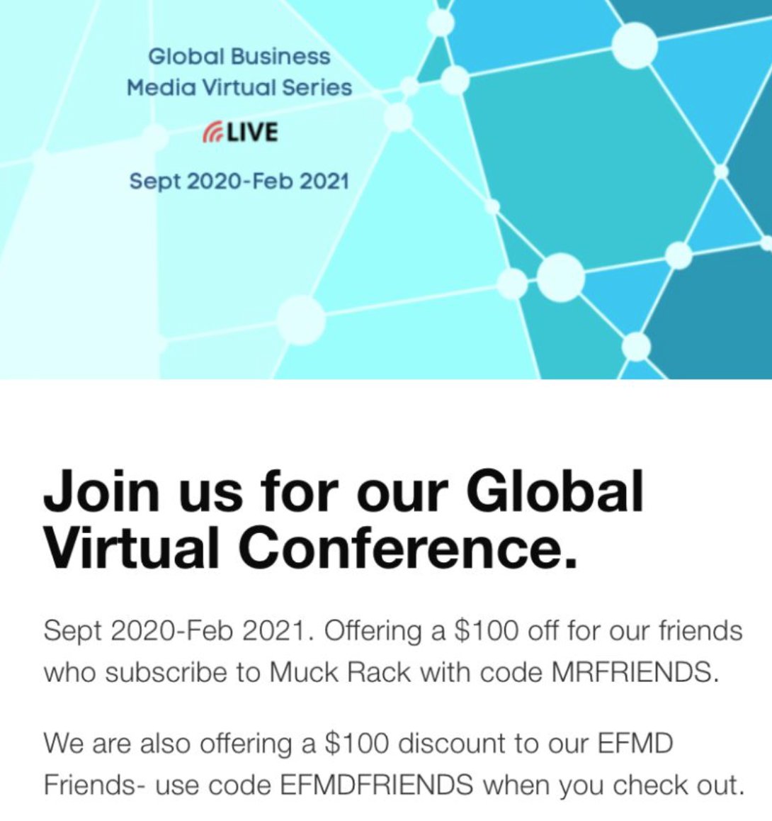 We had a fantastic session for the 1st of our Maki Global Virtual Series. We continue on 10/6. You can still join &amp; we’ll send you the video of the 1st session. We have 5 sessions remaining. We’re bringing the best of the world’s media &amp; latest industry insights directly to you.