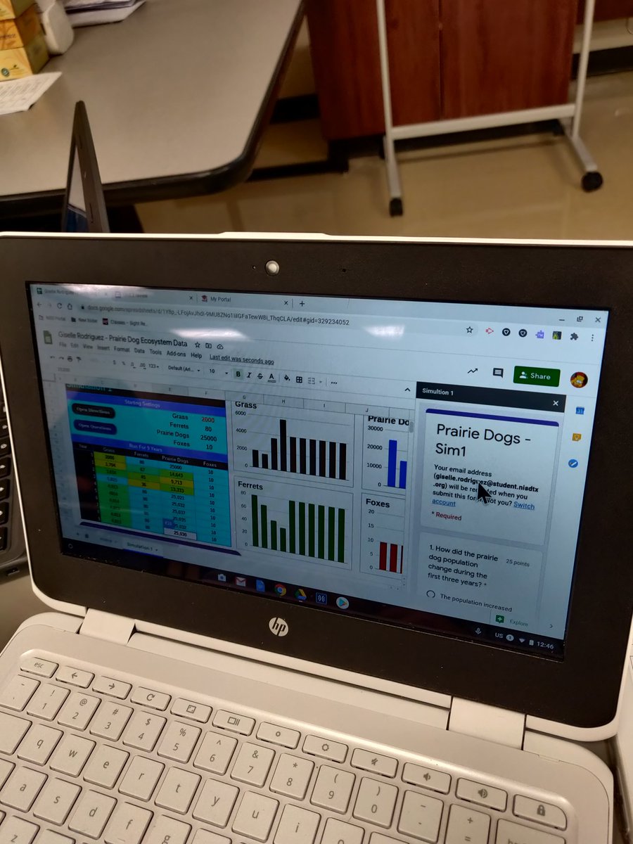 Students <a href="/Tidwell_MS/">John Tidwell M.S.</a>  collecting and inputting data using interactive Google Sheet, then synthesizing the info via an embedded  sidebar quiz. Coach Anderson doesn't settle for mediocrity. #imadethis