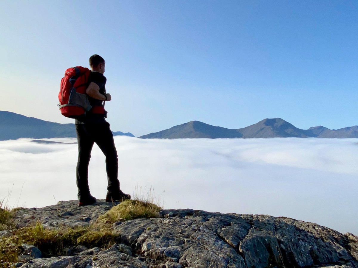 csa_adventure's tweet image. Above the clouds on Sgurr a’Mhaoraich last Sunday ⛰ #thisismyadventure #munros #cloudinversion #scotland @walkhighlands @VisitScotland