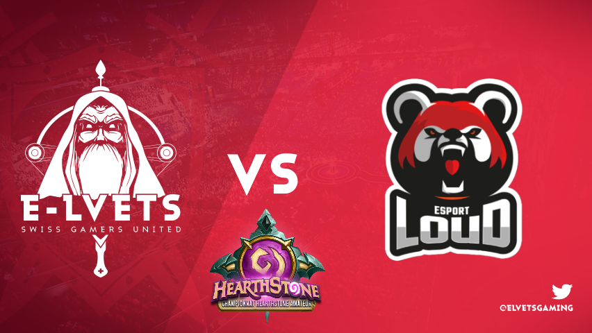 [#Hearthstone]

Ce soir à 21h nos joueurs vont participer à leur match de pool du <a href="/CHAmateur/">Championnat Hearthstone Amateur</a> !!

<a href="/elvetsgaming/">E-LVETS</a>  VS <a href="/EsportLoud/">Loud</a> 

Bonne chance à tous !!

HUHA 👊