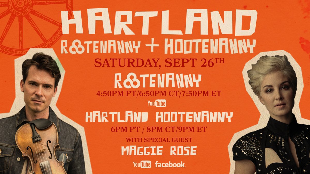 crowmedicine's tweet photo. Join us on the virtual farm for #rootenanny on @Bonnaroo's YouTube tonight at 6:50pm CT. Our regularly scheduled #hartlandhootenanny on Facebook & YouTube will follow at 8pm CT. See you then!
Rootenanny- https://t.co/gqToQLd6ux
Hartland Hootenanny - https://t.co/uGarsNpmZ0 https://t.co/llQBZK8W0Y