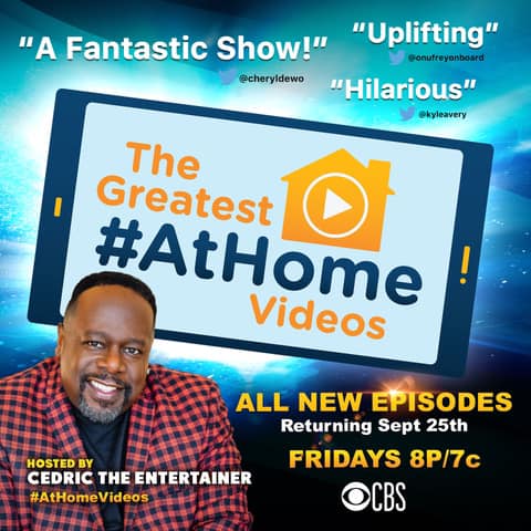 Catch us tonight at 7pm CST on CBS for our 
Greatest At Home Videos with Cedric the Entertainer premiere.
#AtHomeVideos
Also, it's not too late to help upgrade City Vizualz equipment.  To help please click: gofundme.com/.../city-vizua…