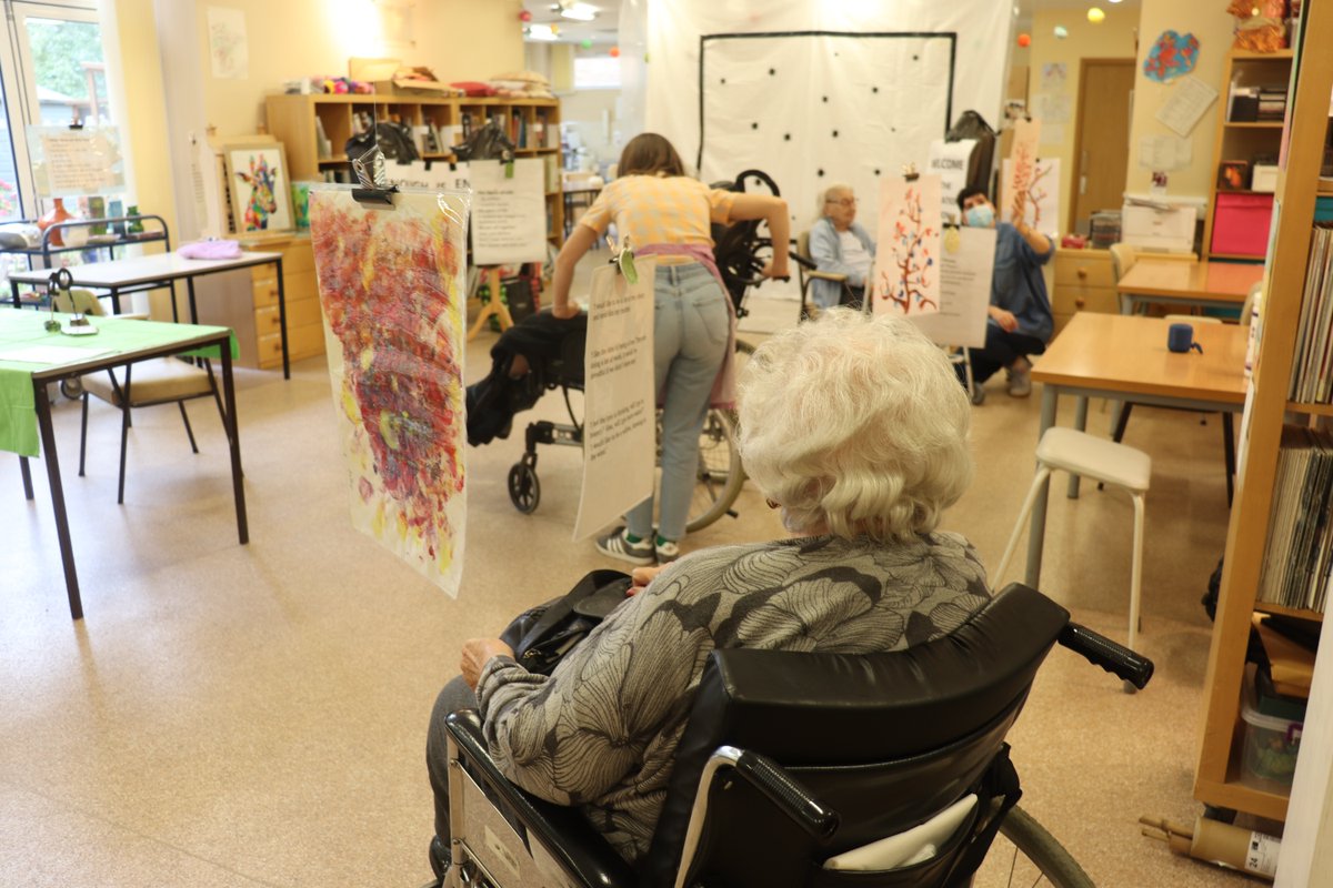 southbankcentre's tweet photo. Yesterday was the National Day of Arts in Care Homes #AICH2020. 

Our Art By Post partners @NGHHammerson celebrated the day with an on-site art and poetry exhibition curated by and for their residents, inspired by our current Everyday Heroes exhibition. https://t.co/lnkMZjAuns https://t.co/Gc4UtNRewE