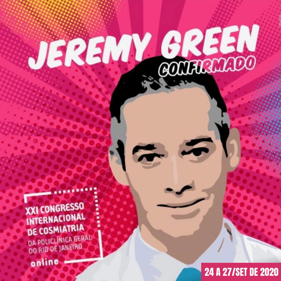 This weekend Dr. Green will be teaching in Rio de Janeiro 🇧🇷 from Miami! 

He's honored to lecture at the Congresso Internacional de Cosmiatria on #Radiesse for skin laxity and best practices for male botulinum toxin treatments. 

#Botox #Xeomin #Dysport <a href="/DrAndreBraz/">Dr Andre Braz</a>