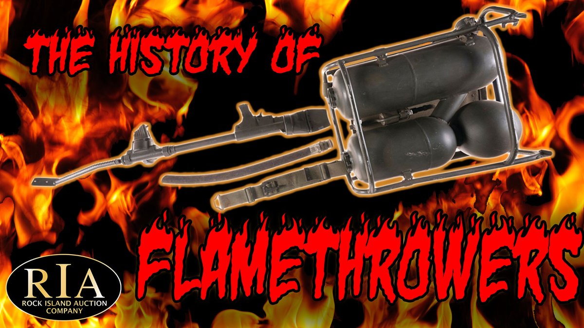 RIAuction's tweet image. 🔥FIRE!!!🔥 From ancient India, all the way up to the American Civil War, #flamethrowers existed long before terrorizing soldiers in the trenches of World War I. Learn all about how the flamethrower came to be and why it is so terrifying!

ow.ly/jRJU50BylJi