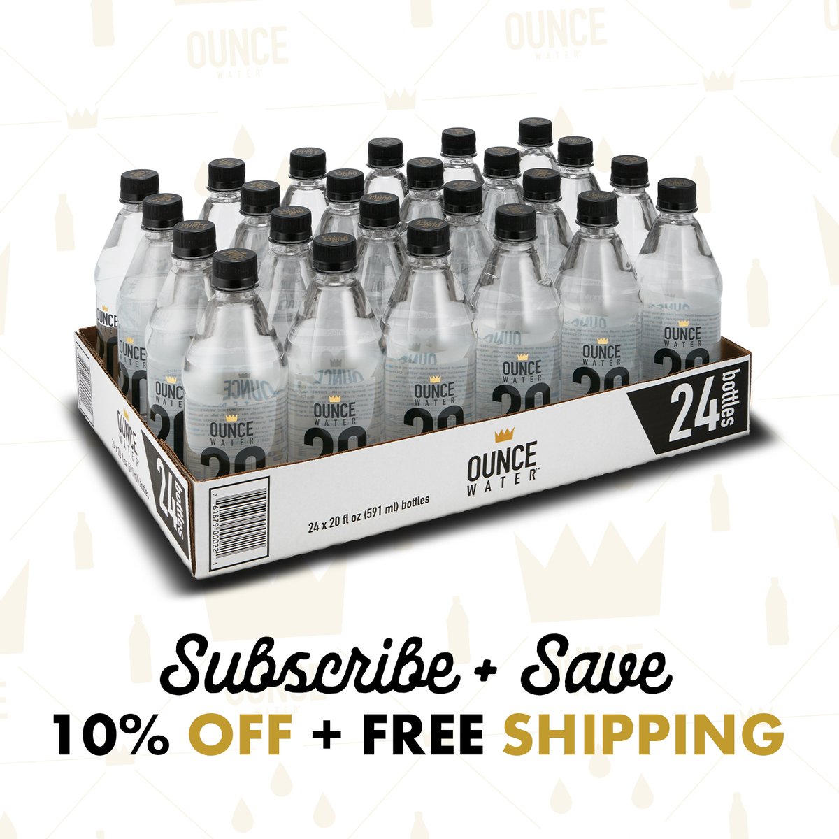 GetOunced's tweet photo. OUNCE WATER 20oz Natural Spring cases now available to order on https://t.co/qsQ5cdafrB Subscribe + Save!
https://t.co/qsQ5cdafrB
#OunceWater #getOUNCEd #HydrationMadeEasy https://t.co/nqQMMpl9mm